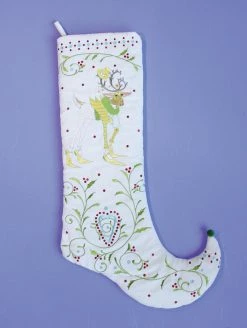Patience Brewster Dash Away Prancer Stocking