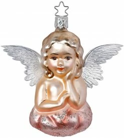 Inge Glass Romantic Angel Ornament