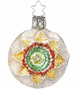 Inge Glass Vintage Star Reflection Ornament Christmas
