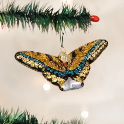 Old World Christmas Swallowtail Butterfly Ornament
