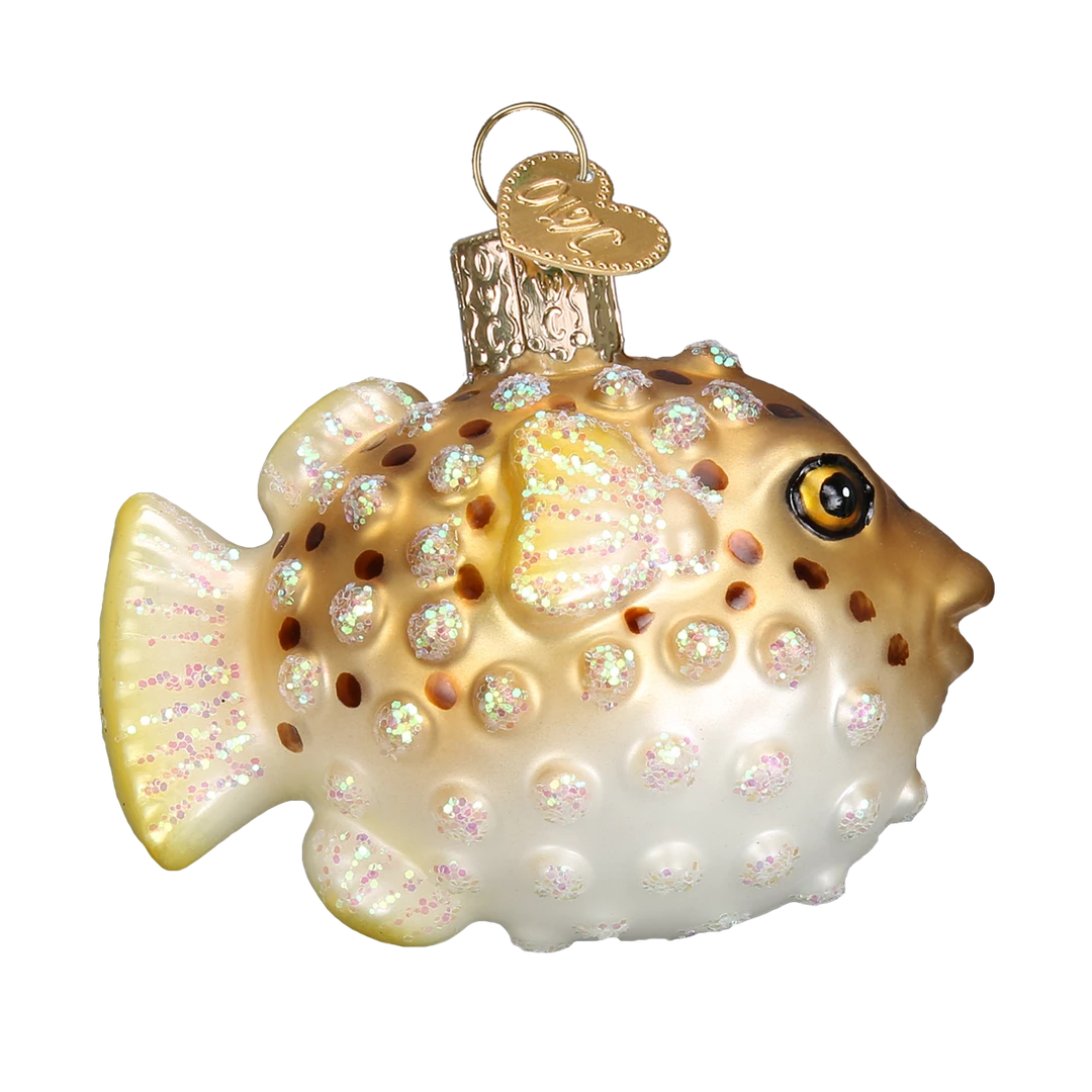 Old World Christmas Pufferfish Ornament 5 Old World Christmas Pufferfish Ornament