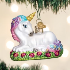 TheHolidayBarn.com Baby Unicorn Ornament Christmas