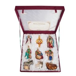 Old World Christmas Nativity Collection Ornament Set