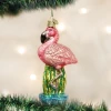 Old World Christmas Flamingo Ornament 2 Old World Christmas Flamingo Ornament