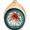 Inge Glass Christmas Retro Reflection Egg Ornament