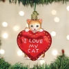 TheHolidayBarn.com I Love My Cat Ornament Christmas 1 TheHolidayBarn.com I Love My Cat Ornament Christmas