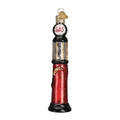 Old World Christmas Retro Cylinder Gas Pump Ornament