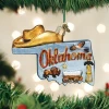TheHolidayBarn.com Christmas State Of Oklahoma Ornament