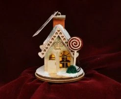 Ginger Cottages Good Goody Gumdrop Shoppe Balsa Wood Ornament Christmas