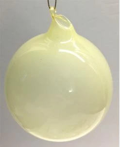 Winward Jim Marvin Gold Bubblegum Glass Ornaments