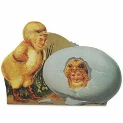 The Holiday Barn Peek-A-Boo Chick Table Sign Bethany Lowe