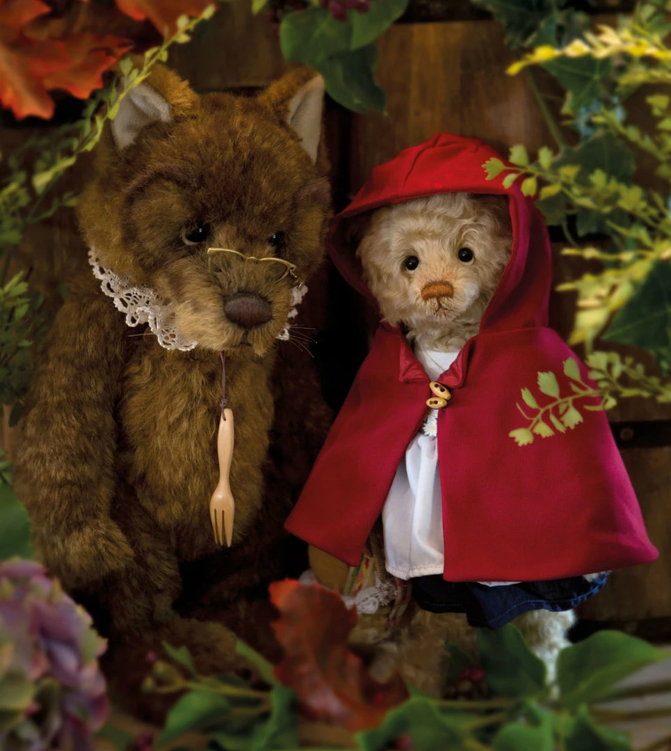 Charlie Bears Red Riding Hood & Masquerade 3 Charlie Bears Red Riding Hood & Masquerade