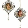 Katherine's Collection Victorian Paper Angel Ornaments