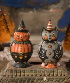 Bethany Lowe Pumpkin Pete Spooks Jar New!