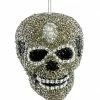 Katherine's Collection Beaded Skull Ornament New!
