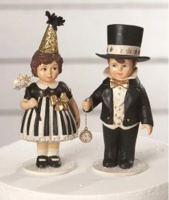 Bethany Lowe Up At Midnight, New Years Figurines