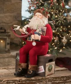 Bethany Lowe New! North Pole Freight Nast Santa