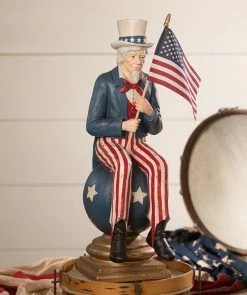 Bethany Lowe New! Uncle Sam On Pedestal