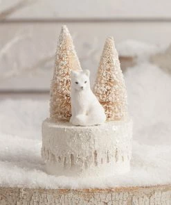 Bethany Lowe Winter Fox On Box