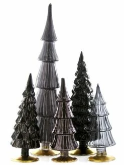 Cody Foster Black Candy Glass Trees, Large