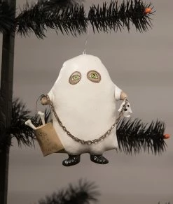 Bethany Lowe Boo Boo Ghost Ornament New!