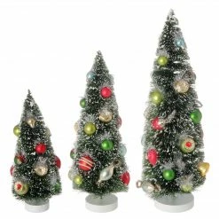 Raz Decorated Bottle Brush Trees New!