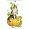 Mary Lake-Thompson New! Calico Cat Pumpkin Stack Towel