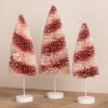 Bethany Lowe New! Candy Cane Swirl Bottle Brush Trees