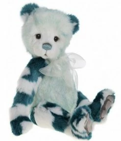 Charlie Bears Macaroon Teddy Bear, Turquoise Blue New! 6 Charlie Bears Macaroon Teddy Bear, Turquoise Blue New!