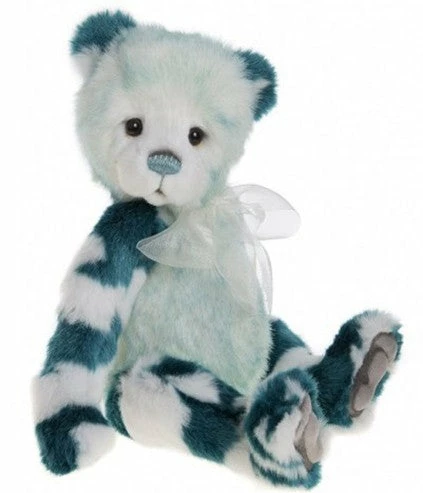 Charlie Bears Macaroon Teddy Bear, Turquoise Blue New! 4 Charlie Bears Macaroon Teddy Bear, Turquoise Blue New!
