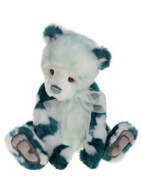Charlie Bears Macaroon Teddy Bear, Turquoise Blue New! 5 Charlie Bears Macaroon Teddy Bear, Turquoise Blue New!