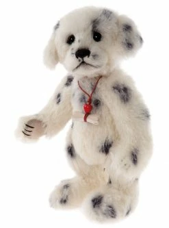 New! Charlie Bears Polka Dot Dalmation Puppy Dog