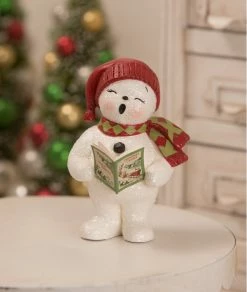Bethany Lowe New! Christmas Caroling Snowman