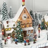The Holiday Barn Christmas Village Mantlescape
