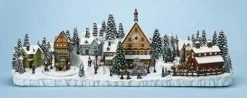 The Holiday Barn Christmas Village Mantlescape