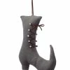 Sage & Co. Cloth Witch Boot Pillow-/ Hanger - 15" 1 Sage & Co. Cloth Witch Boot Pillow-/ Hanger - 15"