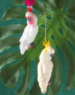 Cody Foster Cockatoo Ornaments New!