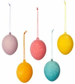 TheHolidayBarn.com Peeps Flocked Easter Egg Ornaments