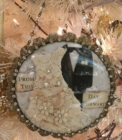 Demdaco Wedded Bliss - From This Day Forward Wedding Ornament