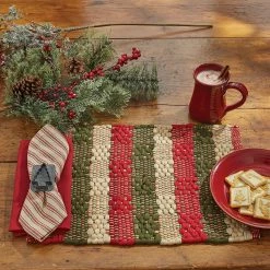 Park Hill New! Country Christmas Cotton Weave Placemats