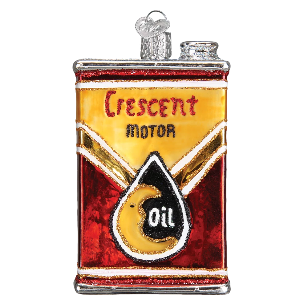 Old World Christmas Vintage Oil Can Ornament 5 Old World Christmas Vintage Oil Can Ornament