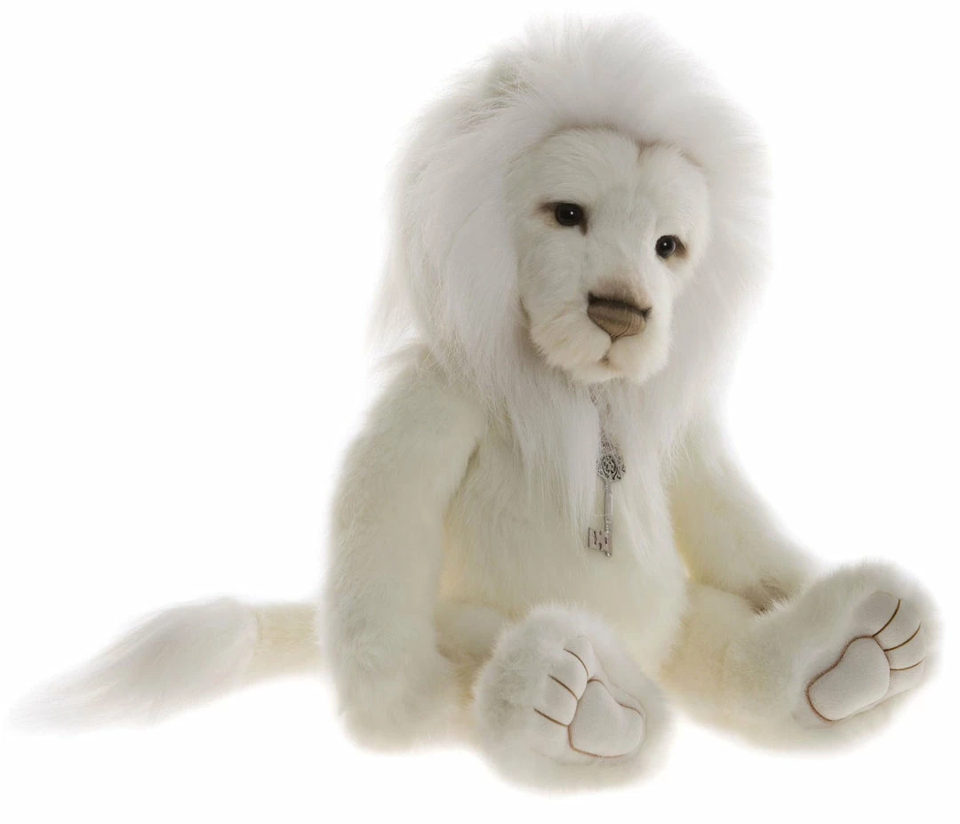 Charlie Bears New! Dandy Lion, White Stuffed Animal 3 Charlie Bears New! Dandy Lion, White Stuffed Animal