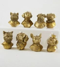 Cody Foster Poker Club Dog Ornament Busts