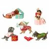 Raz New! Dogs With Christmas Gifts, Ornament Set
