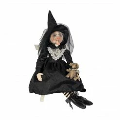 Joe Spencer Elenora Witch With Rat Doll