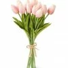 K&K Interiors Faux Pink Tulip Bunch