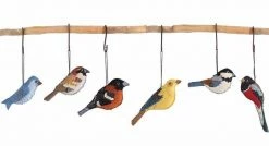 Creative Co-Op Felt Bird Ornaments