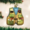 Old World Christmas Fishing Vest Ornament 2 Old World Christmas Fishing Vest Ornament
