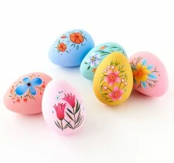 TheHolidayBarn.com Flower Easter Eggs, Large