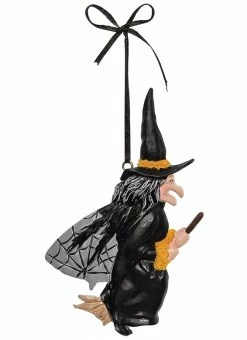 Joe Spencer Flying Gerdy Witch Ornament